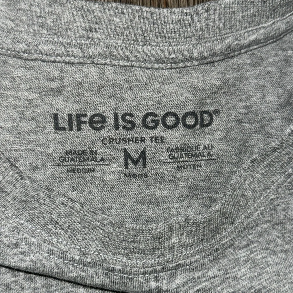 Life is Good Santa Wish You Were Beer Crusher Long Sleeve Tee
